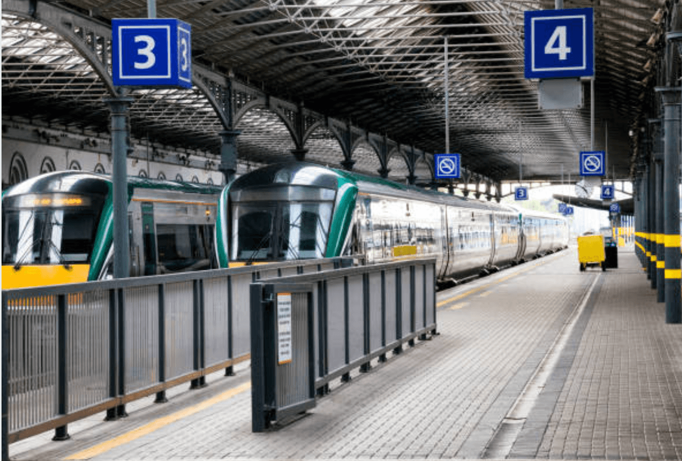 Hilarious moment Irish Rail passenger spots “collapsed man” on platform