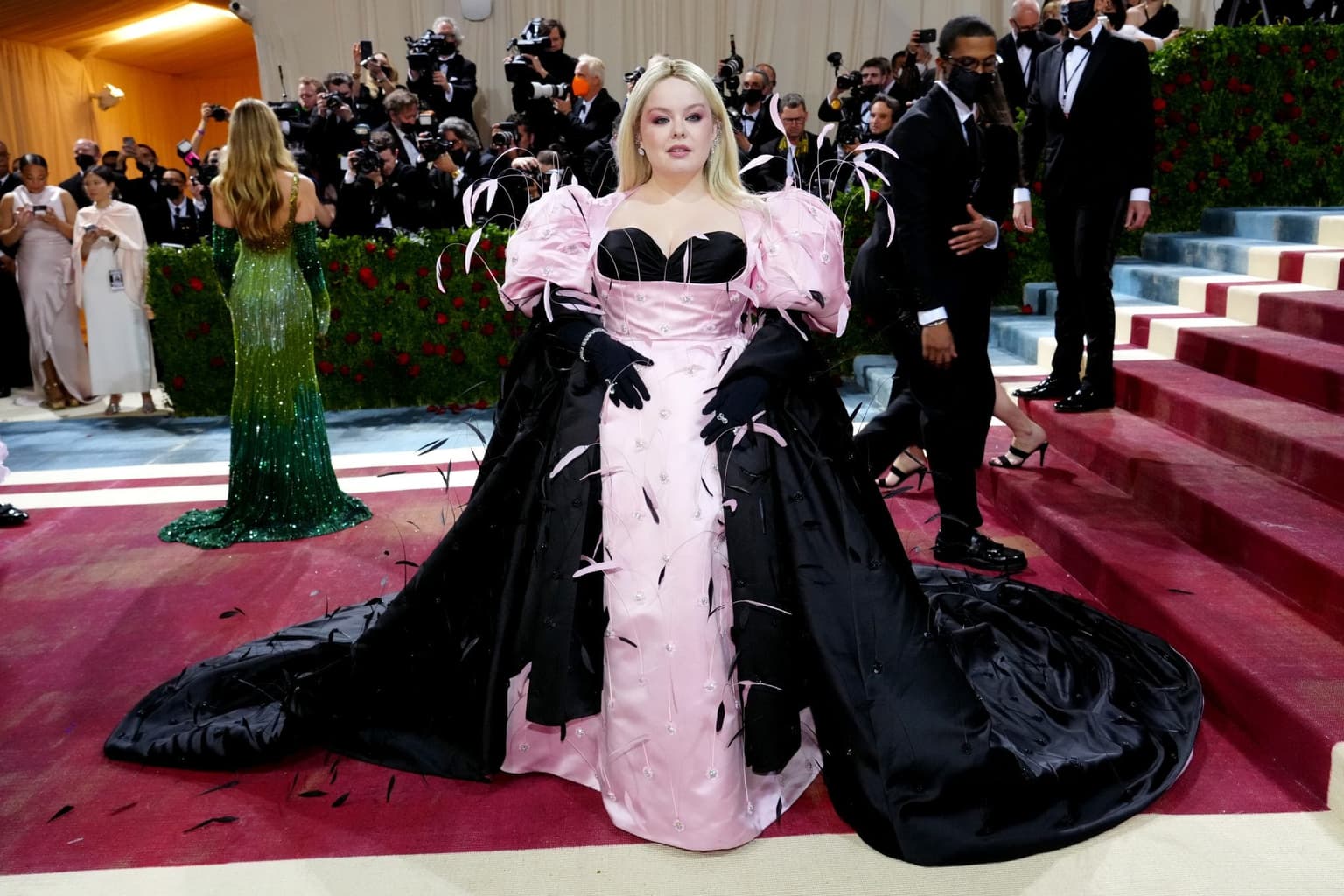 Nicola Coughlan reminisces about working in Spar as she takes it all in at Met Gala