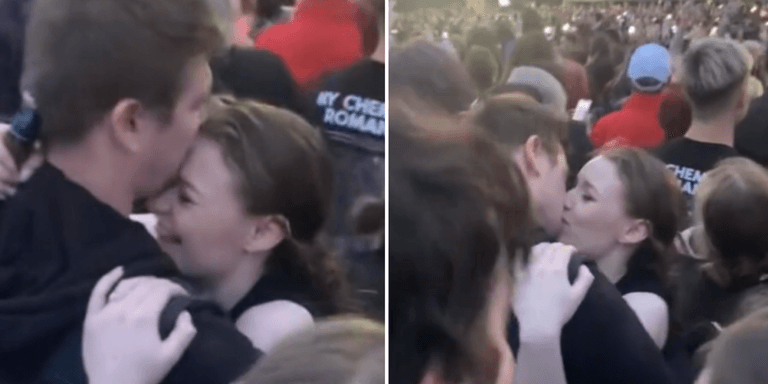 Two My Chemical Romance fans get engaged at Dublin gig in viral TikTok Two My Chemical Romance fans get engaged at Dublin gig in viral TikTok
