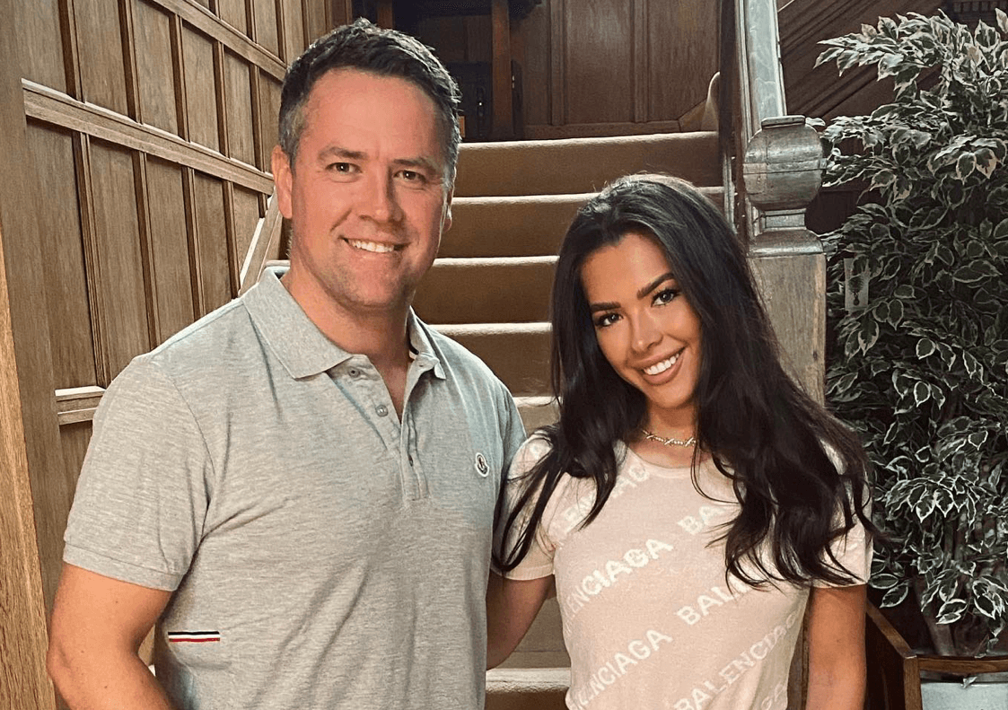 Michael Owen gets embarrassed when asked about Gemma’s Love Island stint live
