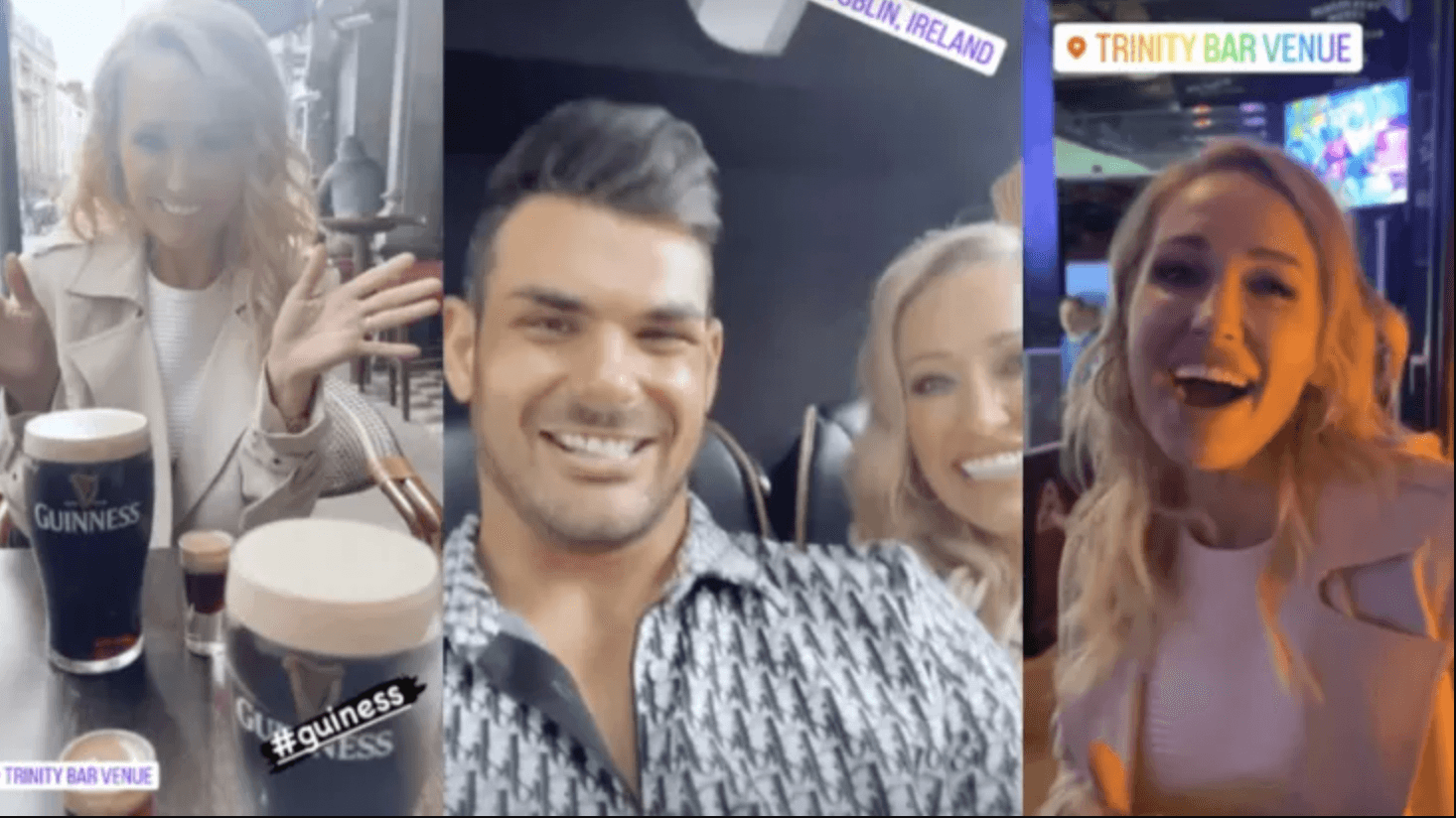 ‘I’m Irish!’ – Selling Sunset stars Mary and Romain return to Dublin for pints and trad