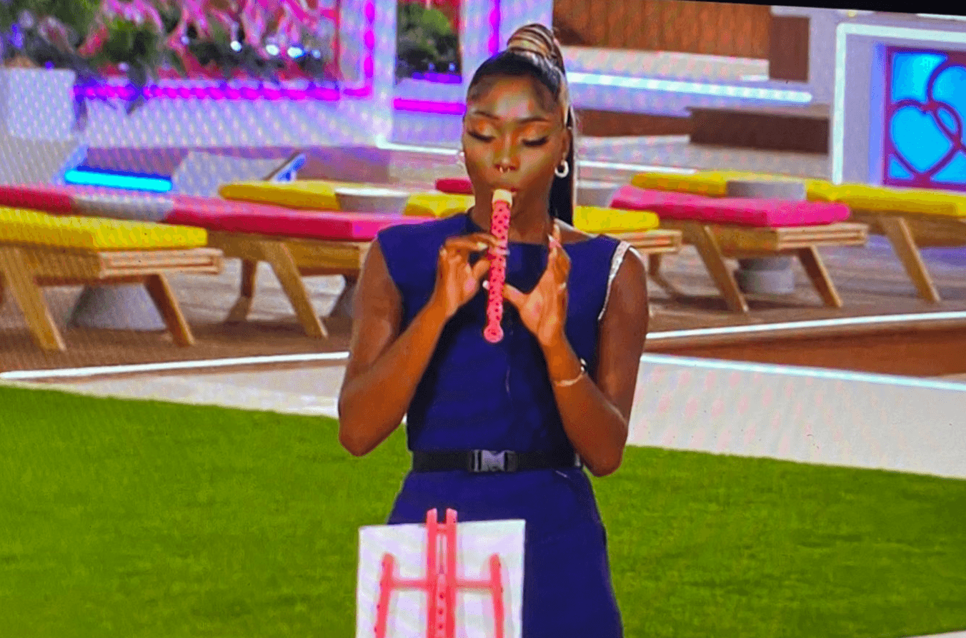 Love Island subtitles have viewers in stitches over dig at Indiyah’s recorder