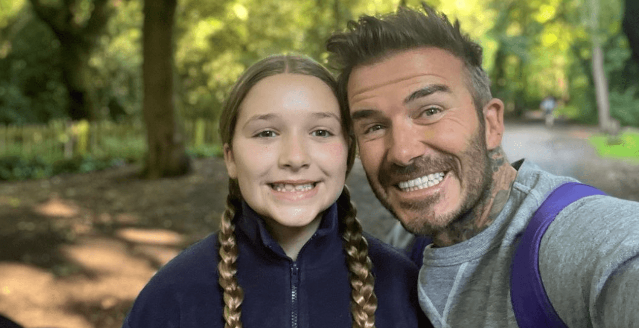 David Beckham thanks women’s football team for inspiring his daughter