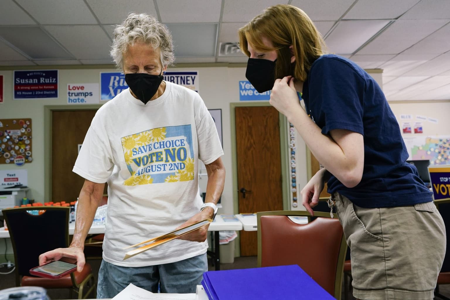 Kansas votes to keep abortion right in test case