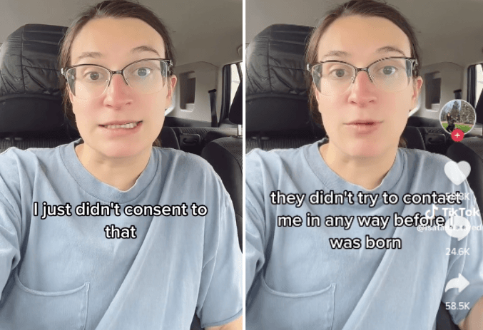 “I did not consent”: TikToker says she sued parents for having her without permission