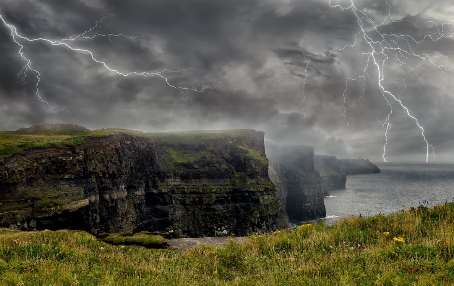 Status yellow thunderstorm warning issued for Leinster