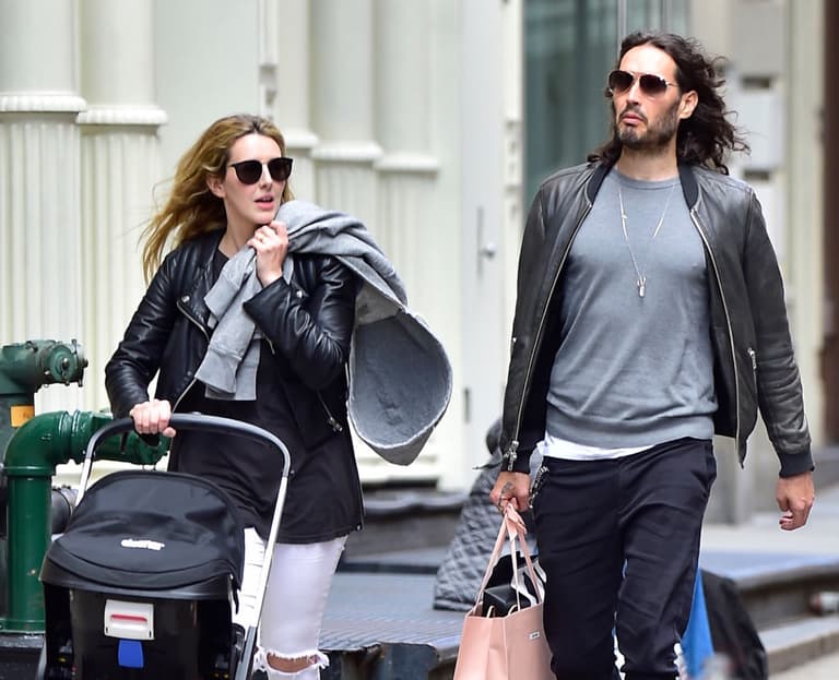 Russell Brand confirms he is expecting baby number three with wife Laura Gallacher Russell Brand confirms he is expecting baby number three with wife Laura Gallacher