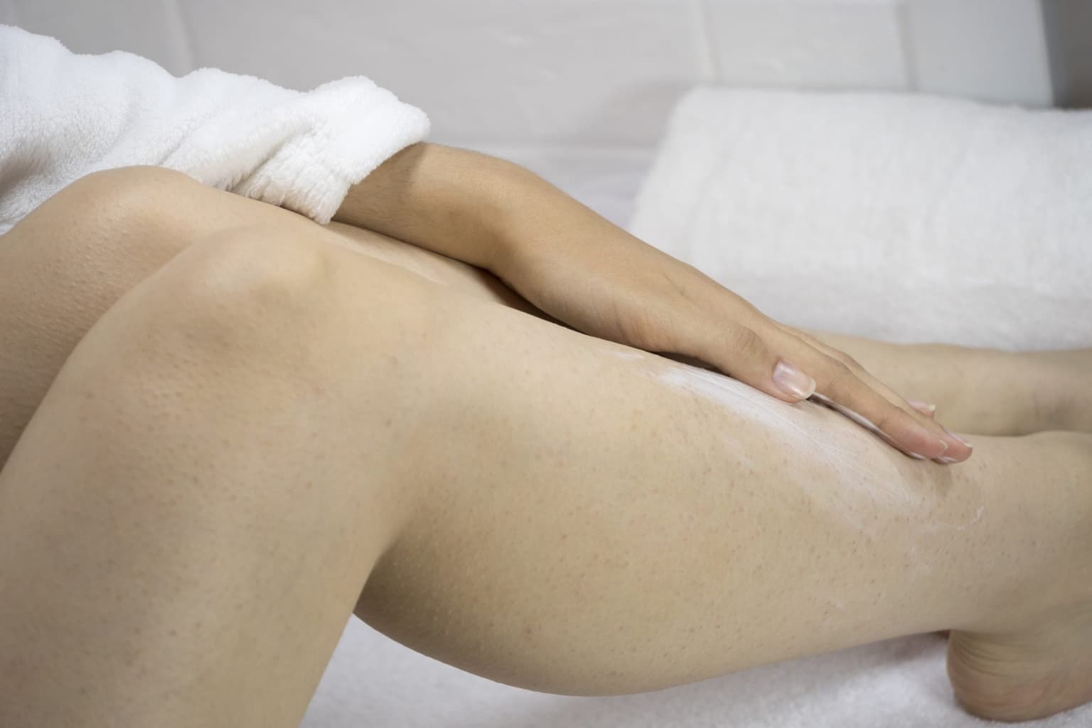 What is ‘chicken skin’ and how can I effectively treat it?