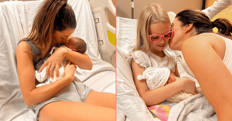 ‘The greatest gift of our lives’ – Georgie Crawford has welcomed a baby girl