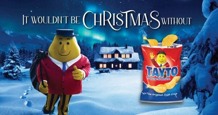 WATCH: Mr Tayto stars in his first-ever Christmas advert