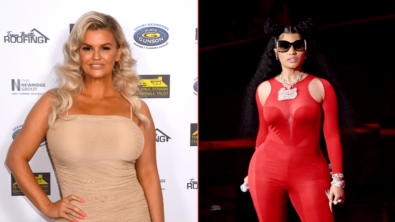 Nicki Minaj shares pic of Kerry Katona in strange crossover