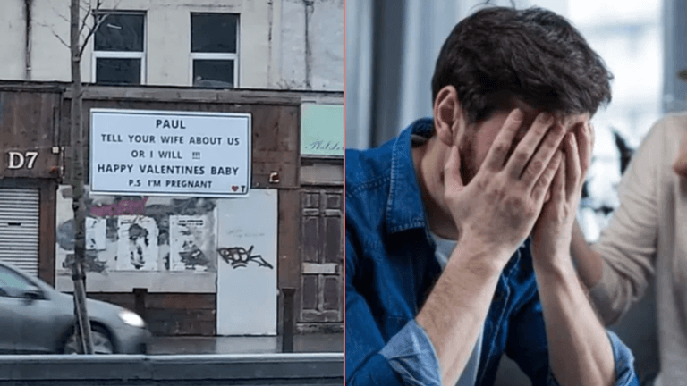 ‘Tell your wife about us or I will’ – Huge Valentine’s Day poster pops up in Dublin ‘Tell your wife about us or I will’ – Huge Valentine’s Day poster pops up in Dublin