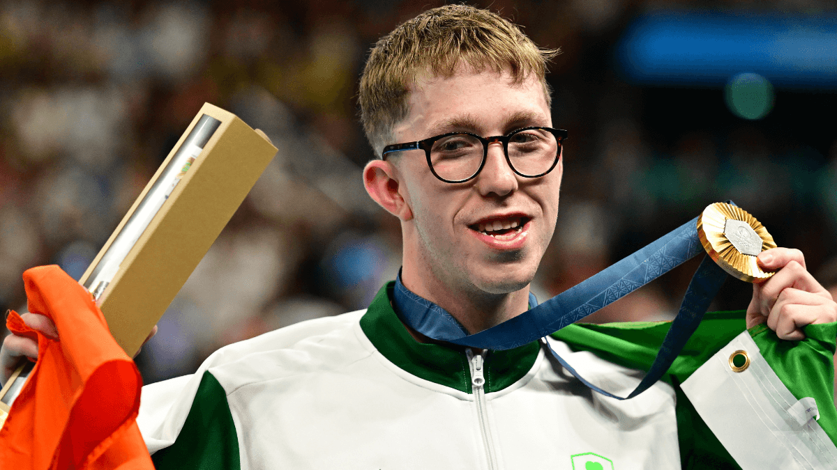 People just finding out what’s inside boxes given to Olympians when receiving their medals