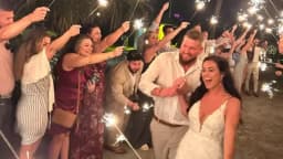 Groom reveals wife's final words before she was killed by drunk driver on wedding night