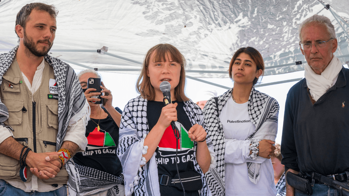 Greta Thunberg sets sail on aid ship to Gaza aiming to break Israeli blockade