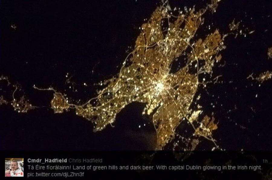 Maith An Fear! Astronaut Gives Shout Out From Space As Gaelige