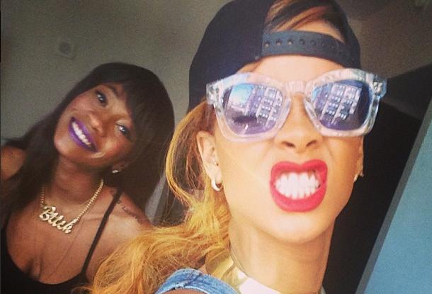 PICTURE: Rihanna Posts Touching Tribute To Her Mom On Instagram… Next Photo Is Some Sideboob