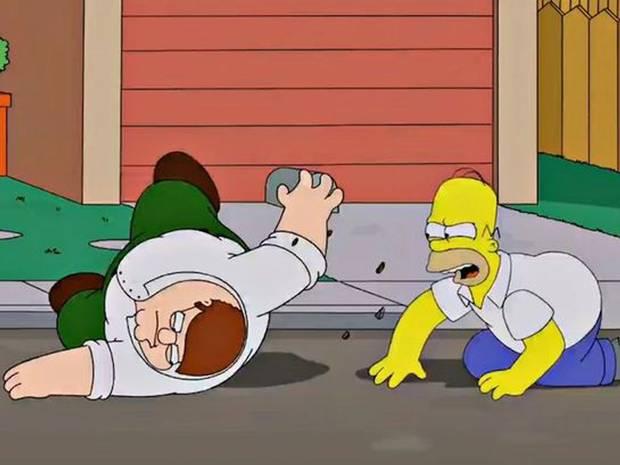 Sneak Peek: First Images Of The Simpsons And Family Guy Crossover Are Released