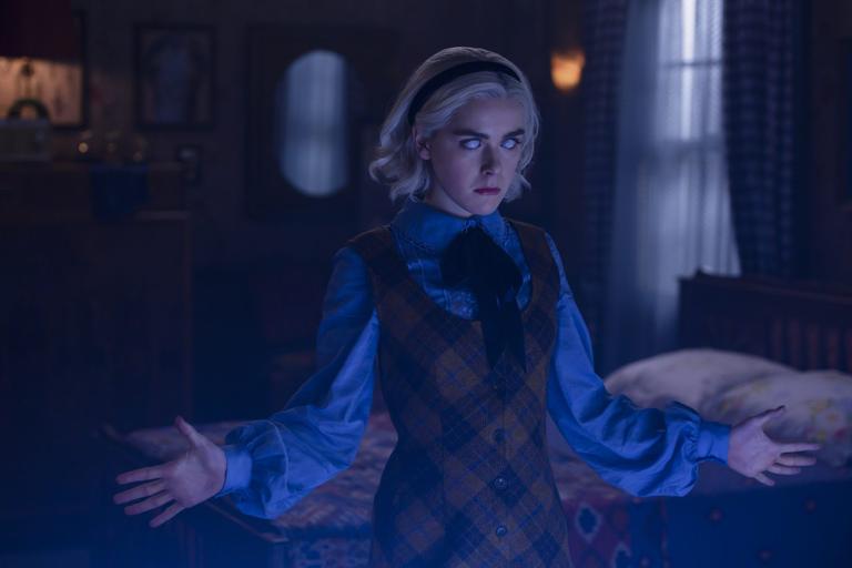 Behind-the-scenes photo from Chilling Adventures of Sabrina teases possible Riverdale crossover