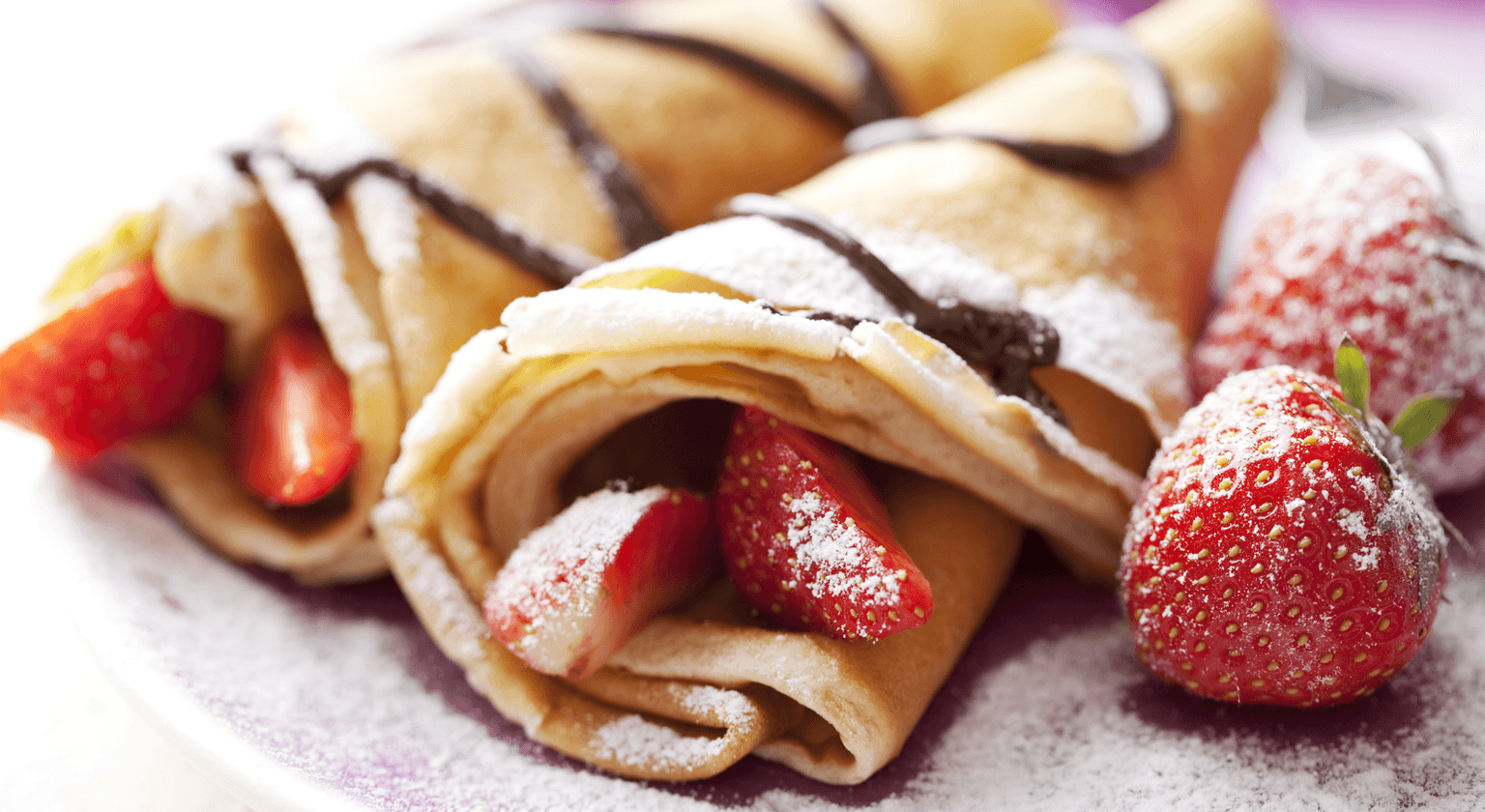 You can get free crepes at Gino’s Gelato tomorrow morning, and we might start queuing right now