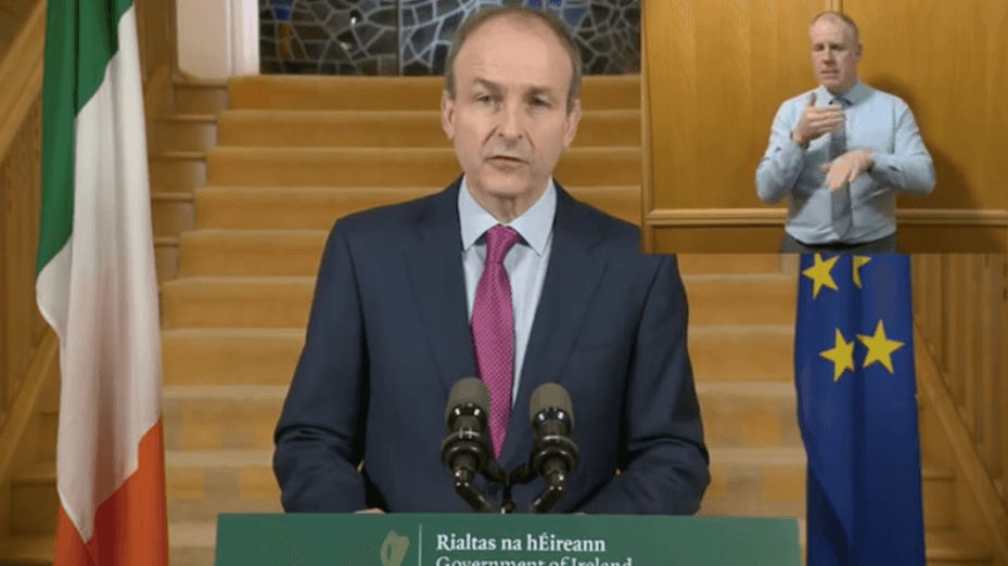 Taoiseach Micheál Martin confirms Level 5 until April 5, with “three differences”