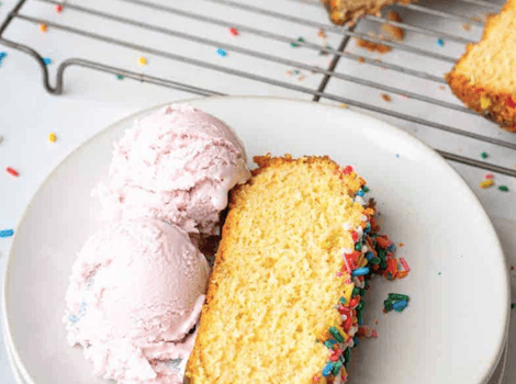 Did you know you can bake the most delicious cake using just ice cream and flour?