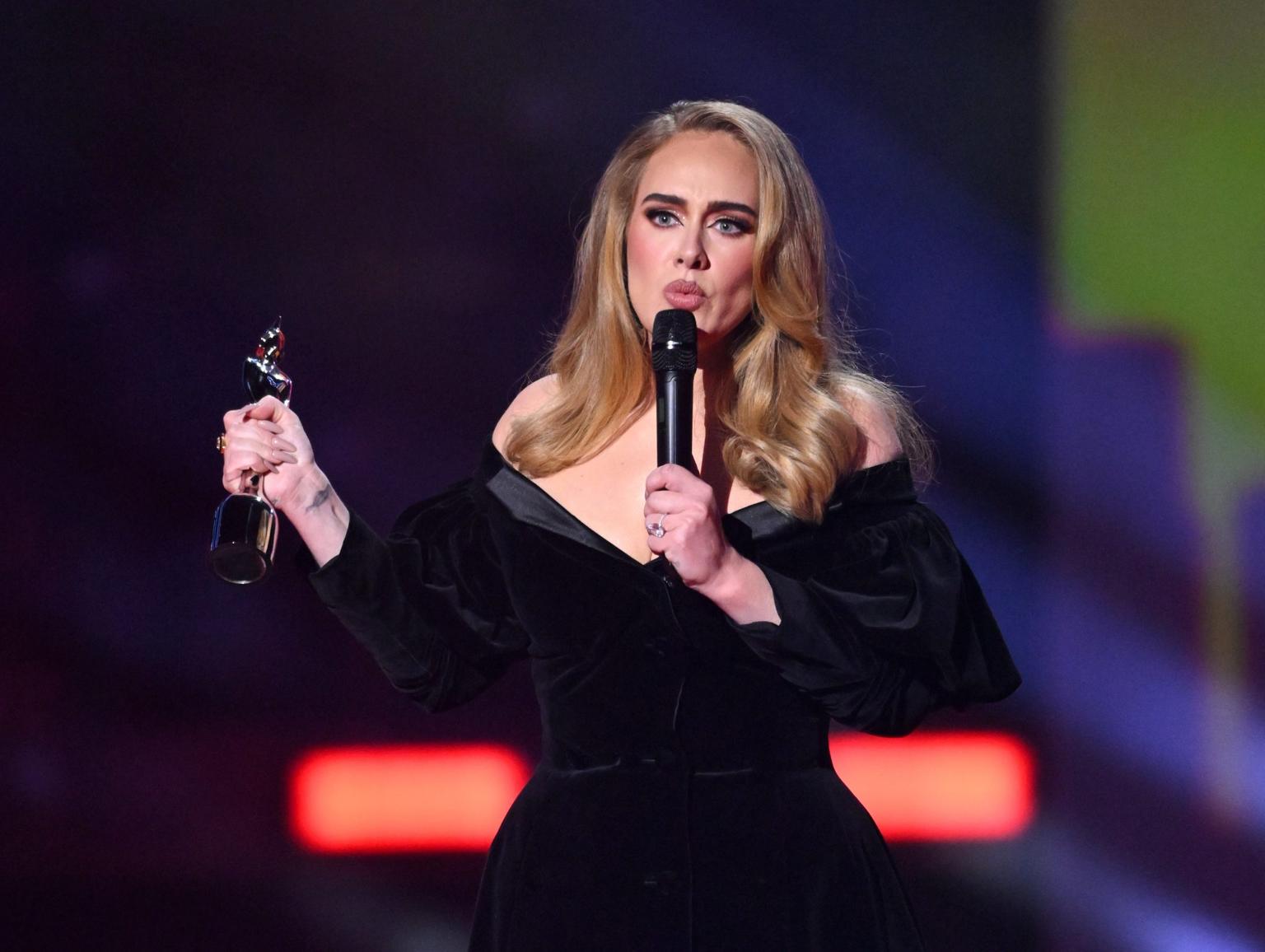 Adele cleans up at Brit Awards with three big wins