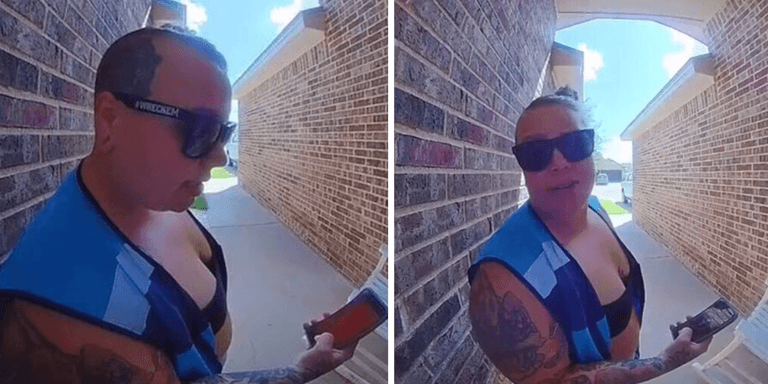 Amazon driver alerts woman to ‘unsafe’ house number problem in viral TikTok