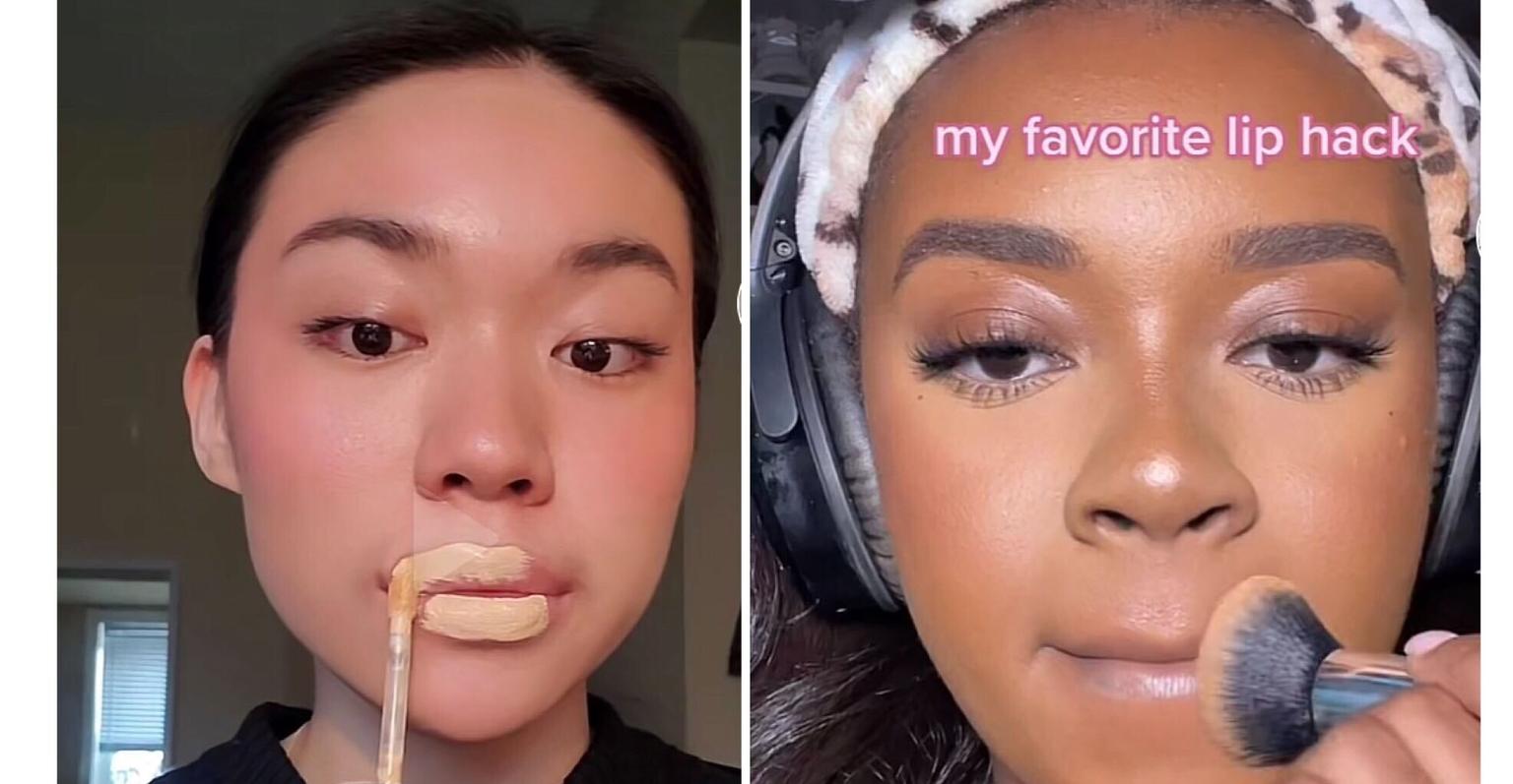 We’re very sorry, but concealer lips are back