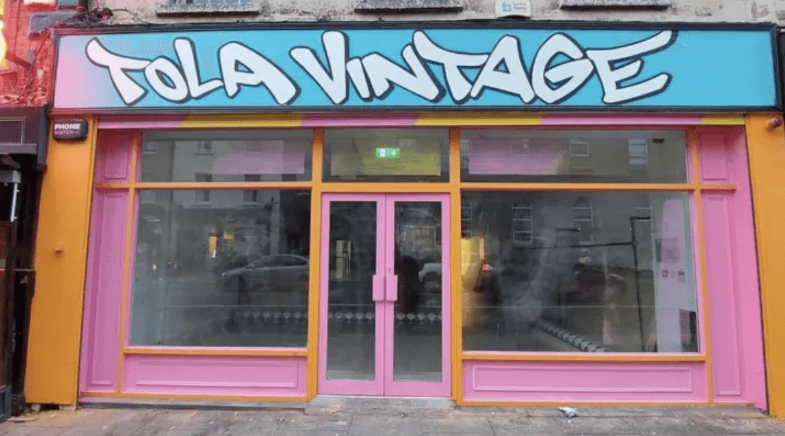 Tola Vintage has just opened a new store on Aungier Street