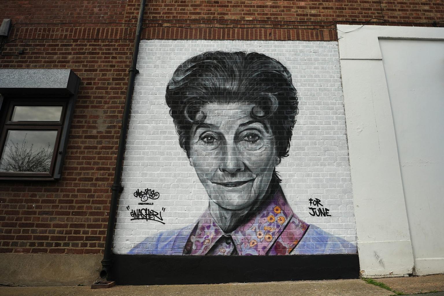June Brown’s children appear in Dot Cotton’s funeral scene on EastEnders