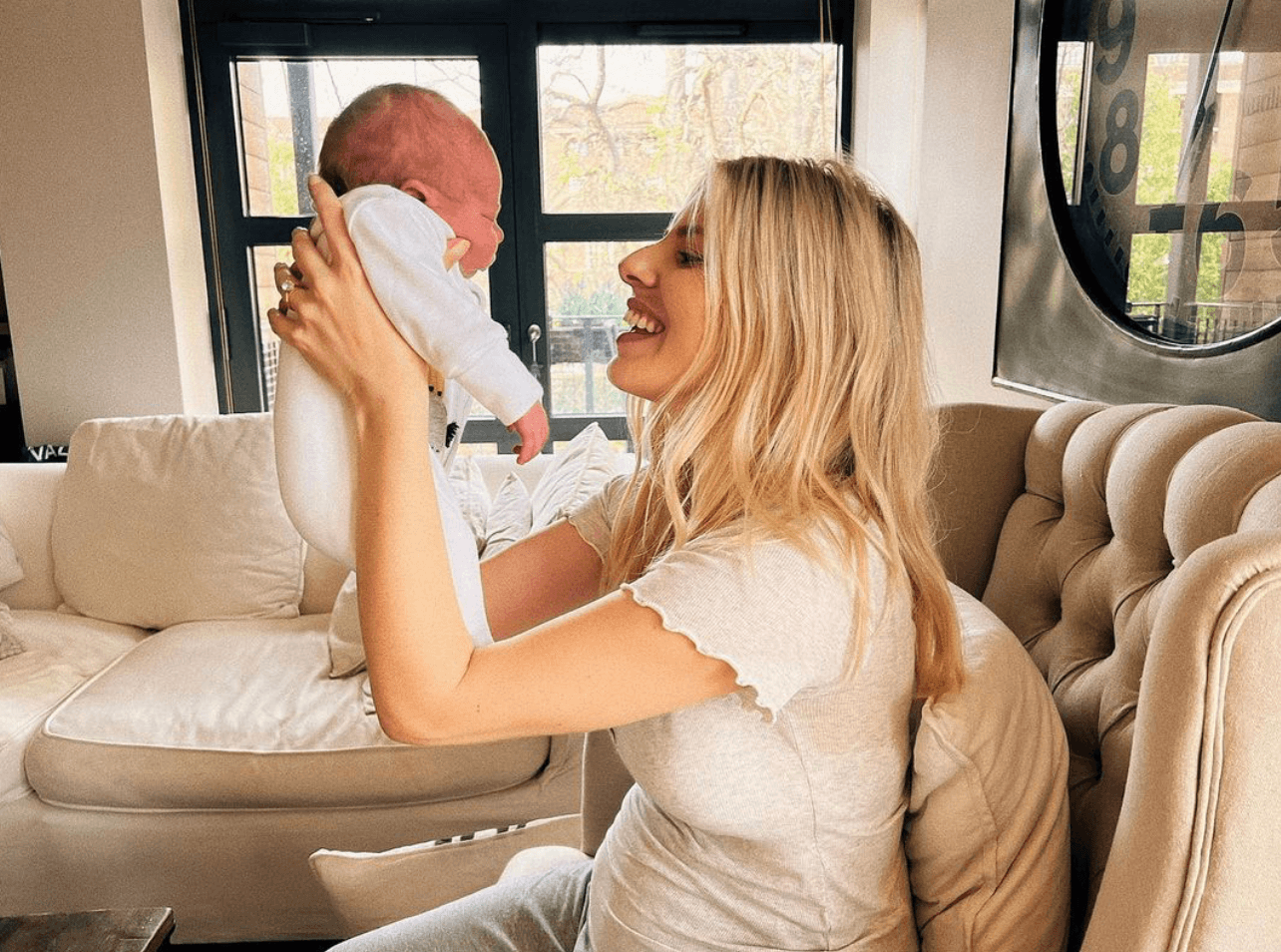 Mollie King shares how her daughter’s middle name honours her late father