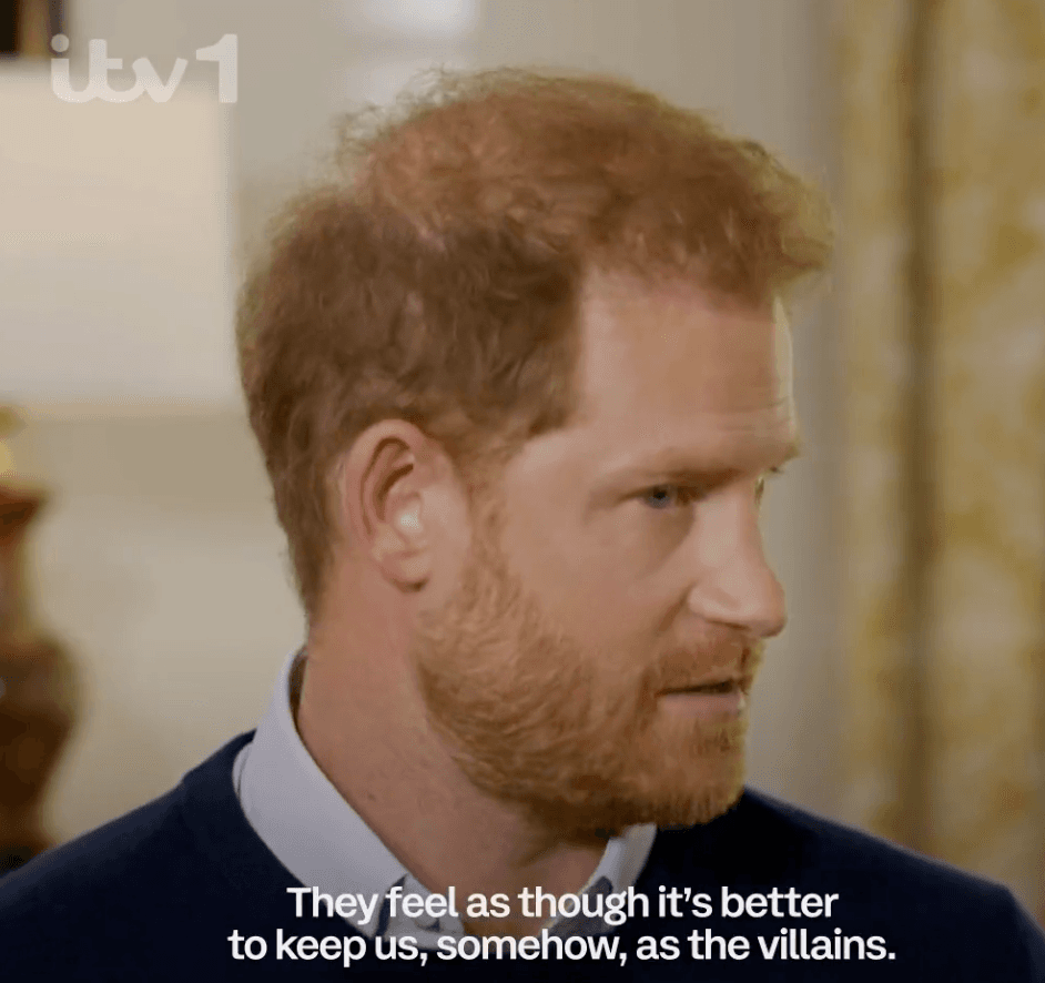 Prince Harry says he wants ‘father and brother back’ in bombshell ITV interview first look