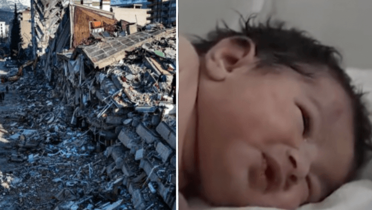 Baby orphaned by Syrian earthquake adopted by her aunt and uncle