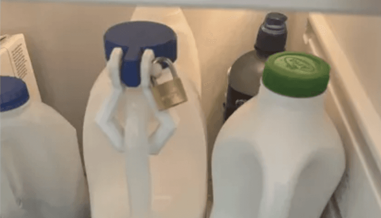 Employee sparks heated debate after padlocking milk in office fridge