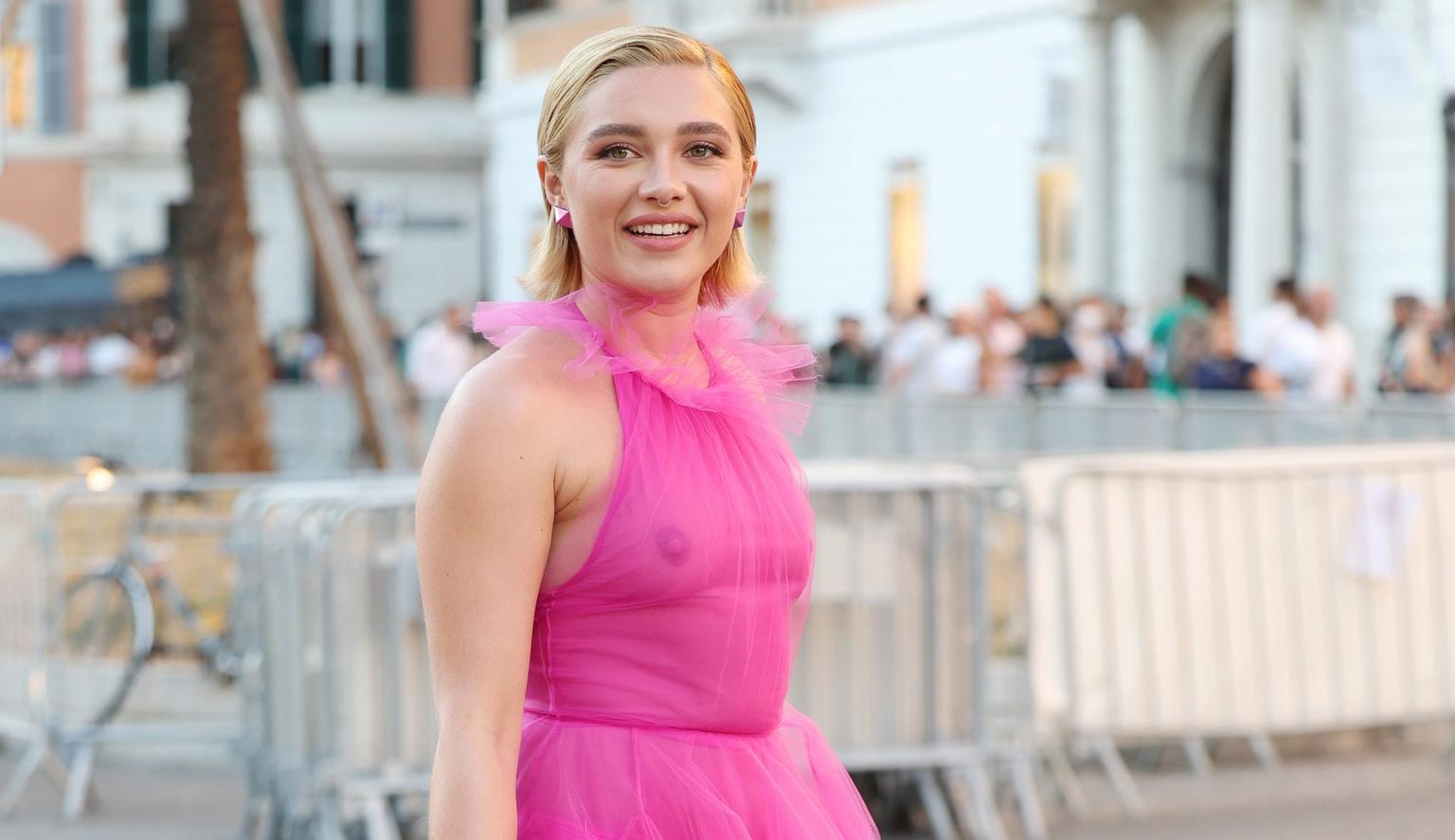 ‘I would much rather lay it all out’: Florence Pugh shares anger at backlash over sheer dress