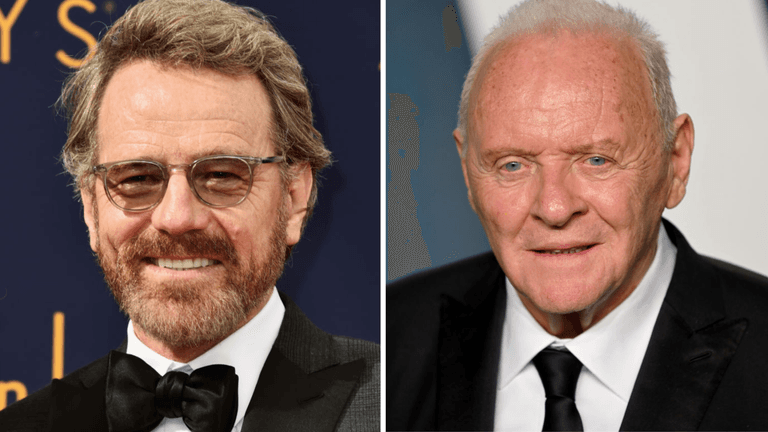 Sir Anthony Hopkins penned letter of praise to Bryan Cranston after watching Breaking Bad