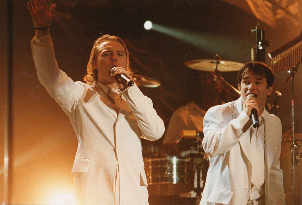 Ronan Keating and Stephen Gately