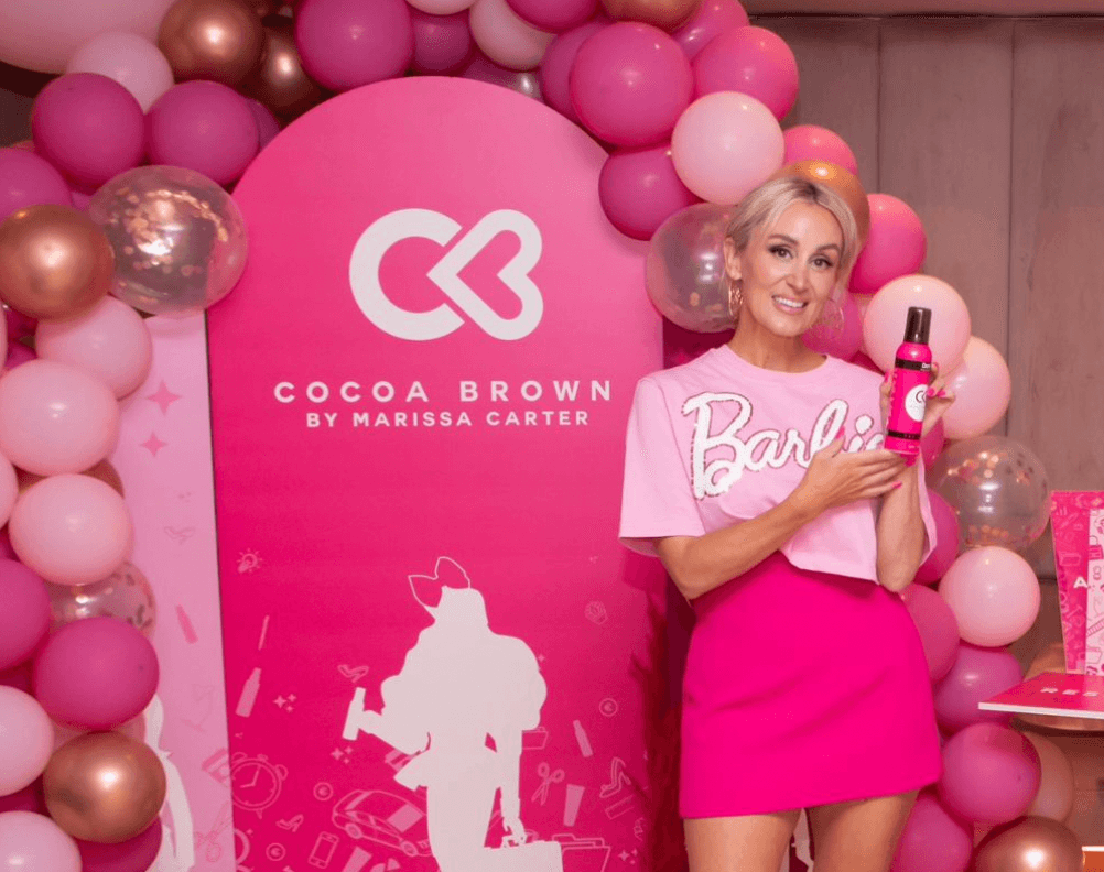 Cocoa Brown launches cosmetics range ahead of the Christmas gifting season