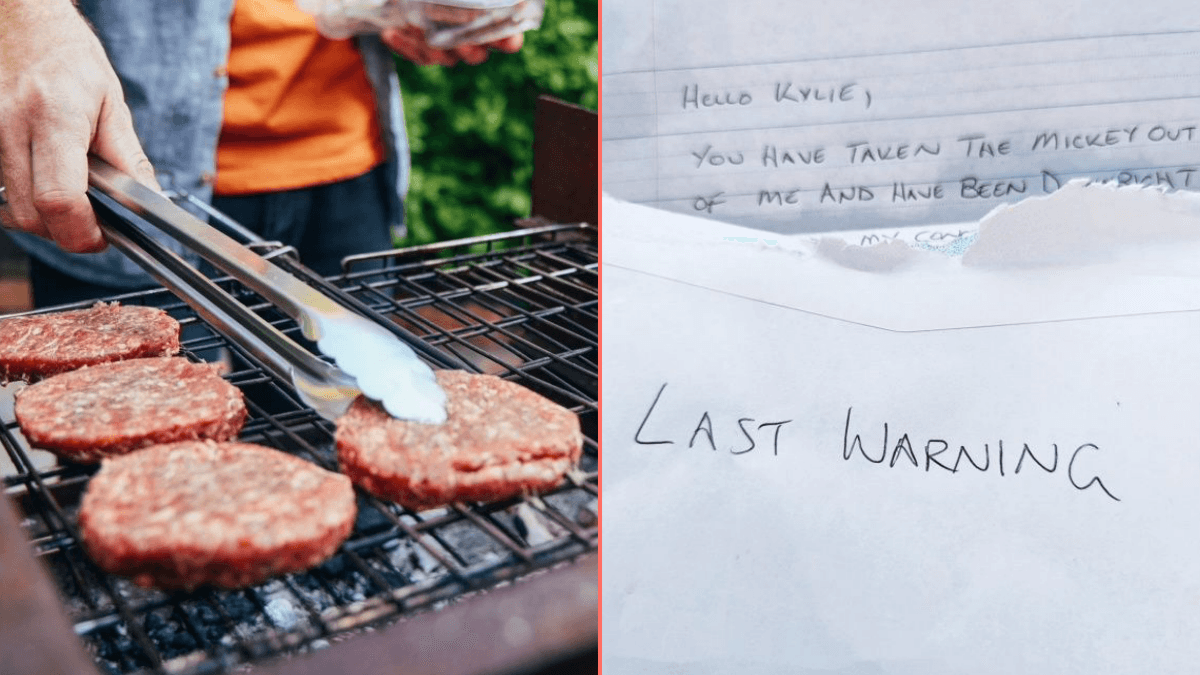 ‘Sick and upset’ vegan sends ‘last warning’ letter to neighbour over barbecue