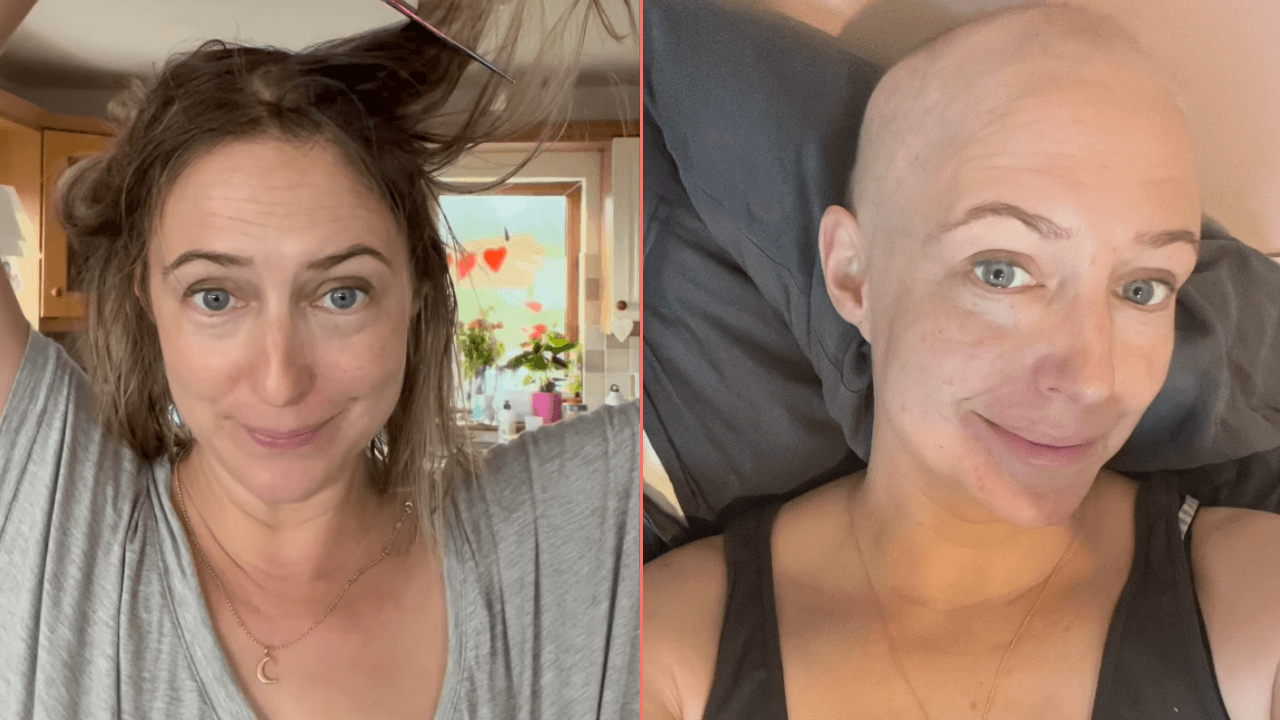 ‘Brave’ Ali Bastian shaves her head following breast cancer diagnosis
