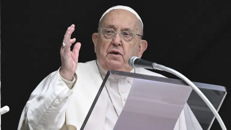 Pope Francis sends message to 1.2 billion Catholics as he remains in critical condition