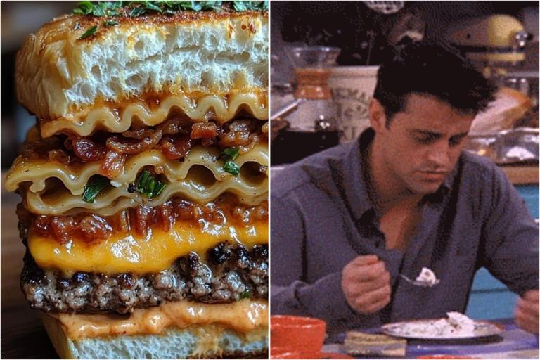Someone has created the lasagne burger and we’re here for it