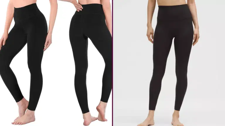 We found the perfect dupe for the Lululemon leggings and they’re on sale