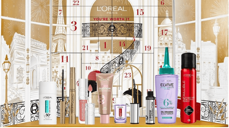 L’Oréal Paris beauty advent calendar on sale with 73% off in Black Friday sale