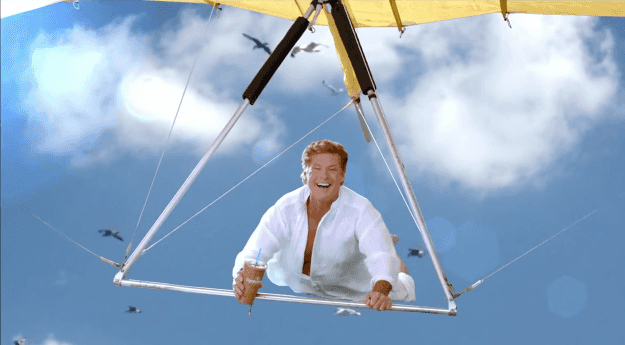 Video: An Extremely Happy and Cheesy David Hasselhoff Proclaims His Love for Iced Coffee Through Song Video: An Extremely Happy and Cheesy David Hasselhoff Proclaims His Love for Iced Coffee Through Song