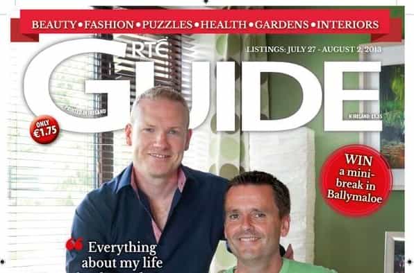 PICTURE: RTÉ Guide Features its First Ever Gay Couple on the Cover PICTURE: RTÉ Guide Features its First Ever Gay Couple on the Cover