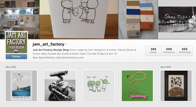 Jam Art Factory: This Week’s Must Follow Irish Instagram Account Jam Art Factory: This Week’s Must Follow Irish Instagram Account