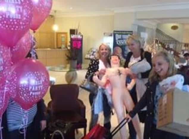 PICTURE: Hen Party And Blow-Up Doll Interrupt Election Count In Kilkenny PICTURE: Hen Party And Blow-Up Doll Interrupt Election Count In Kilkenny