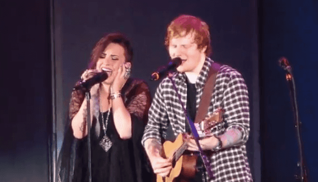 WATCH: Ed Sheeran And Demi Lovato Team Up For ‘Give Me Love’ Duet WATCH: Ed Sheeran And Demi Lovato Team Up For ‘Give Me Love’ Duet